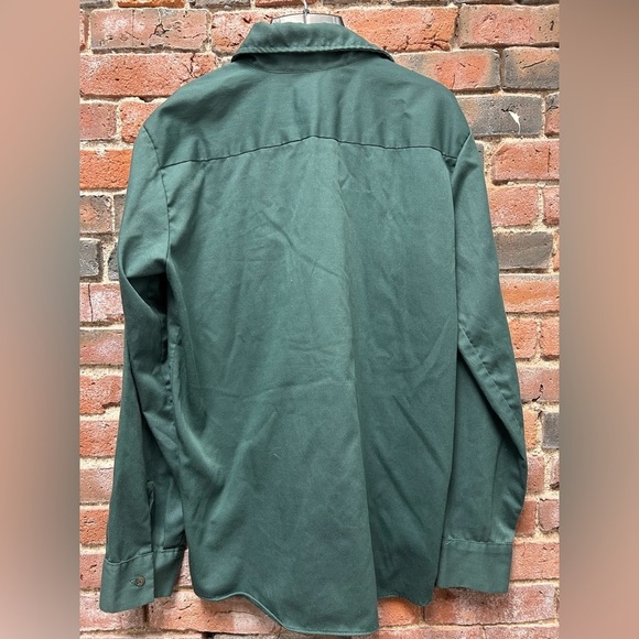 Vintage 70s Carhartt Button Down Work Shirt Made In Canada Medium - Picture 5 of 5